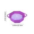 thumbnail image 3 of Food Grade Silicone Popcorn Bowl High Temperature Resistants Foldable Microwave Popcorn Bucket With Lid, 3 of 6