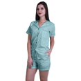thumbnail image 3 of Moomaya Sleep Sets For Women With Shorts Pj Printed Short Sleeve Sleep Tops, 3 of 6