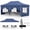 Blue, variant on Costway 10 x 20FT Pop up Canopy Outdoor Canopy Tent with 6 Sidewalls Carrying Bag Gray
