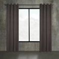 thumbnail image 4 of Bouclair Black Quincy Panel Curtain 52x84 in (132x213 cm), 4 of 6