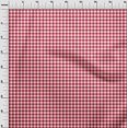thumbnail image 3 of oneOone Polyester Lycra Fabric Gingham Check Print Sewing Fabric BTY 56 Inch Wide, 3 of 4