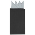 thumbnail image 1 of INSPIRE CHIC Men's Pocket Squares Pre Folded Triangles On Card Suit Handkerchief Silver One Size, 1 of 4