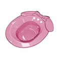 thumbnail image 2 of Esquirla Sitz Bath Multipurpose Sturdy Anti Overflow Soak Pan for Bathroom Dorm Hotel Pink, 2 of 8