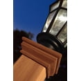 thumbnail image 3 of Vita  Burton, Embossed Vinyl Lamp Post, Brown, VA94431, 3 of 3