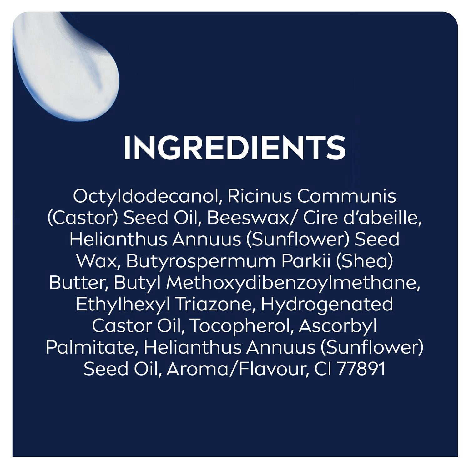 Baume à lèvres soins actifs NIVEA MEN, 24 heure d’hydration, enrichi en beurre de karité, non gras, sans résidu (2 x 4,8 g)