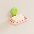 thumbnail image 4 of PRETXORVE Soap Household Bathroom Suction Cup Wall Mounted Non Perforated Soap Drainage Bathroom Storage Rack, 4 of 6