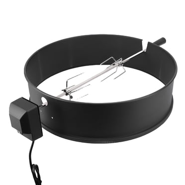 Kit de Grillade Automatique en Acier Inoxydable, Kit Universel de Rôtissoire pour Gril, Gril BBQ Électrique, Kit de Rôtissoire Robuste pour Cochon, Rôtissoire, Agneau, Fête Extérieure, Feu de Camp, Barbecue