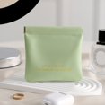 thumbnail image 4 of MesaSe Lipstick Bag Automatic Closing Water Resistant Solid Color Dustproof Elastic Sheet Faux Leather Mini Earphone Jewelry Organizer for Daily Use, 4 of 9