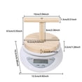 thumbnail image 3 of Hearth & Gear Bird Weight Scale Parrot Training Animal Scale With | High Accuracy Convenient Digital Weighing Tool For Weight Changing Birds Parrot Parrot on Shoulder Prop Swings for Small Birds Cage, 3 of 4