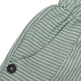 thumbnail image 4 of Womens Summer Woven Striped Patchwork Button Loose Cotton Linen Casual Capris, 4 of 6