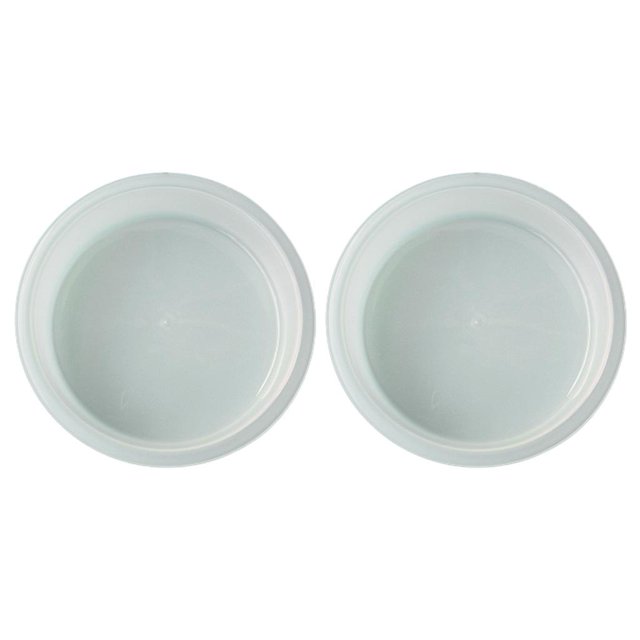 2x Bird Feeding Station Tray Bowls Dish Feeder for Cockatiel Parakeet