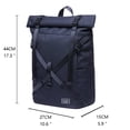 thumbnail image 2 of KAUKKO Stylish Oxford Fabric Backpack Travel Rucksack lightweight Hiking Bag Satchel, 2 of 5