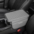 thumbnail image 2 of Riforla Upgraded Car Center Console Cover Microfiber Leather Car Armrest Cover Cushion with 2 Storage Bags Universal Car Armrest Storage Box Car Interior Accessories for Most Vehicles Car Storage Bag, 2 of 7