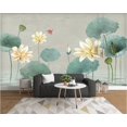 thumbnail image 3 of 3D Wallpaper Chinese Lotus Leaf SKU# WAL0023, 3 of 7