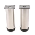 thumbnail image 4 of GUOOL 2 Pcs Pieds de Meuble en Acier Inoxydable pour Armoire Pieds de Table de Bureau Réglables 15cm, 4 of 8