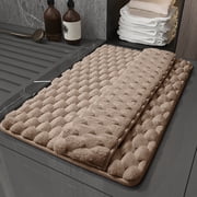 SROBPTY Bath Mat, Bathroom Rugs Bath Mat for Back Of Foot Rubbing Thick Soft and Non-Slip Full Wrap Bath Mats Water Absorbent and Washable Bath Rug for Bathroom Shower