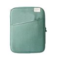 thumbnail image 1 of maskred Tablet Sleeve Bag Shockproof Pouch Multi Pockets Simple Style Notebook Storage Case Charging Cable Organizer Office Green 13.3-14inch, 1 of 6