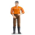 thumbnail image 1 of Bruder 60007 bworld Man with Light Skin/Brown Jeans Toy Figure, 1 of 2
