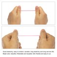 thumbnail image 3 of Uxcell Elastic Cord Heavy Stretch String Rope for Crafting DIY Sewing Hook Straps Camping Tie Down Strap Light Pink 2mm x 100m, 3 of 5