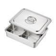 thumbnail image 1 of Elodie Assiette Anti-Frottement Nourriture Anti-Frottement Cuisine Dîners Buffet Serveur Anti-Frottement Buffet Ensemble de Anti-Frottement 4 Compartiments, 1 of 8