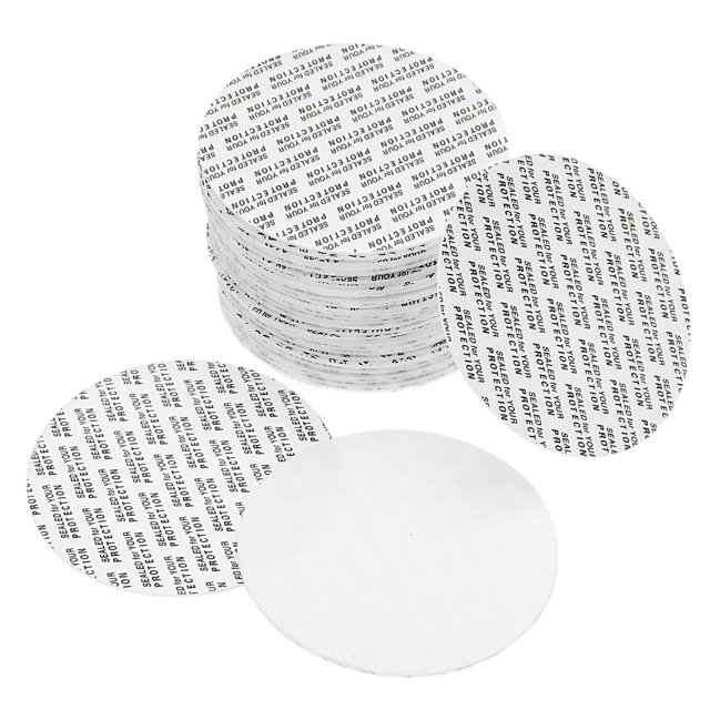 Unique Bargains Joint Sensible à la Pression en Mousse PS de 67 mm Résistant, Blanc, Lot de 100