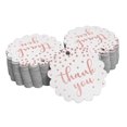 thumbnail image 1 of Inkdotpot Pack Of 100 Real Rose Gold Foil Paper Tags Thank You Bridal Shower Favor Hang Tags, 1 of 6