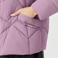 thumbnail image 4 of Lovzfmll Veste Décontractée pour Femme, Style à Capuche à Manches Longues Coloré Violet, 3TG, 4 of 8