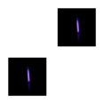 thumbnail image 1 of Decodeary Bâton en Plastique Lueur Portable Coloré à l'Extérieur Camping Randonnée Urgence Partie Scène Performance Lumineux Bâtons avec Cintre Violet 2Set, 1 of 6
