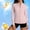 🔥 Pink, variant on Sentmoon Beach Shirts for Women UPF 50+ Cooling Sun Protection Shirts for Women Solid Color Long Sleeve Collar with Zipper Breathable Regular Fit Sun Shirt for Running and Yoga S