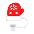 thumbnail image 1 of Couvercle de Paille de Noël Couvercle de Tasse 10mm Accessoire de Rouleau Réutilisable Bouchon de Paille Embout de Paille, 1 of 6