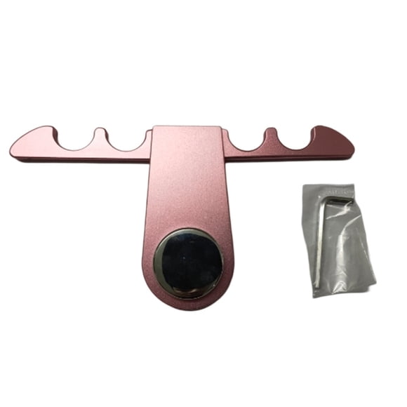 GLFILL Porte-Queue de Piscine Portable Pliable Porte-Queue de Billard Pondéré pour 4 Queues Rose