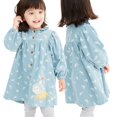thumbnail image 1 of Robe d'Automne Hiver pour Bébé Fille Robe en Velours Côtelé Manches Longues pour 1-8 Ans, 1 of 5