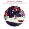 thumbnail image 3 of MasteelfCA 1Set Anniversary Pop-up Card Cartoon Design Card 3D Greeting Card for Wedding Anniversary, 3 of 7