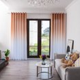 thumbnail image 1 of Laisse un Rideau Transparent Tulle Fenêtre Traitement Voile Drape Valance 1 Panneau Tissu HU2481, 1 of 9