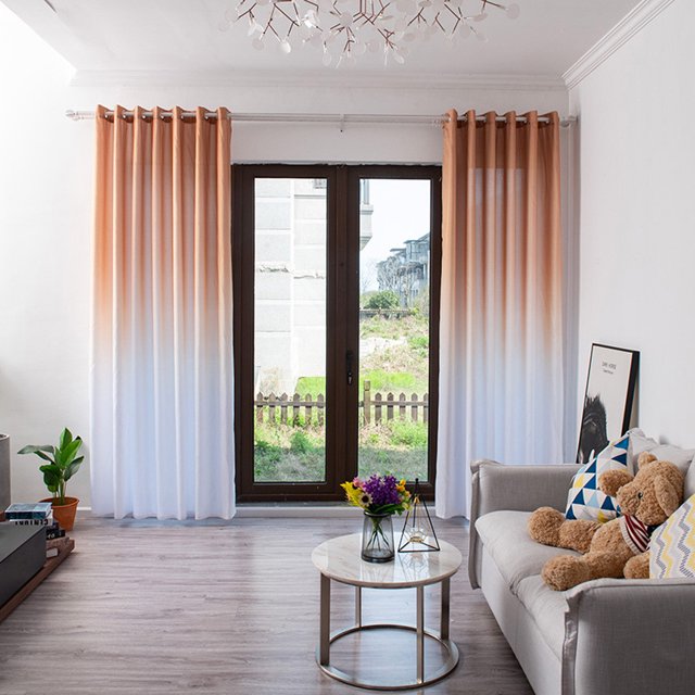 Laisse un Rideau Transparent Tulle Fenêtre Traitement Voile Drape Valance 1 Panneau Tissu HU2481