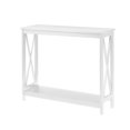 thumbnail image 1 of Pemberly Row Table Console Transitionnel, Fini Bois Blanc, 1 of 4