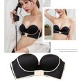 thumbnail image 3 of Soutien-gorge Push-Up Bustier Sans Fil Lingerie Sexy Soutien-Gorge Invisible avec Bretelles Réglables à l'Avant, 3 of 7