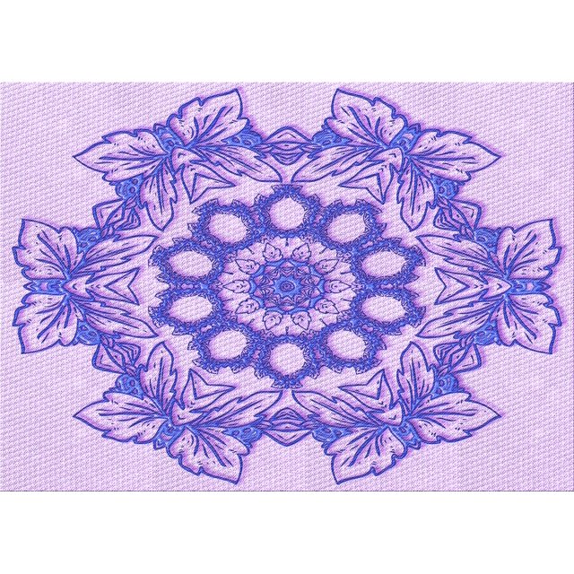 Ahgly Company Machine Washable Indoor Rectangle Transitional Blossom Pink Area Rugs, 7' x 10'