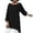 Black, variant on Womens T Shirts Tops Plus Size Long Sleeve Irregular Hem Baggy Ladies Summer Tunic Fall Clothes for Women Tees Blouses Pink Size 3XL