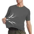 thumbnail image 1 of AherBiu Mens Tee Shirts Crewneck Stretch Quick Drying Outdoor Lightweight Performance T-Shirts, 1 of 7