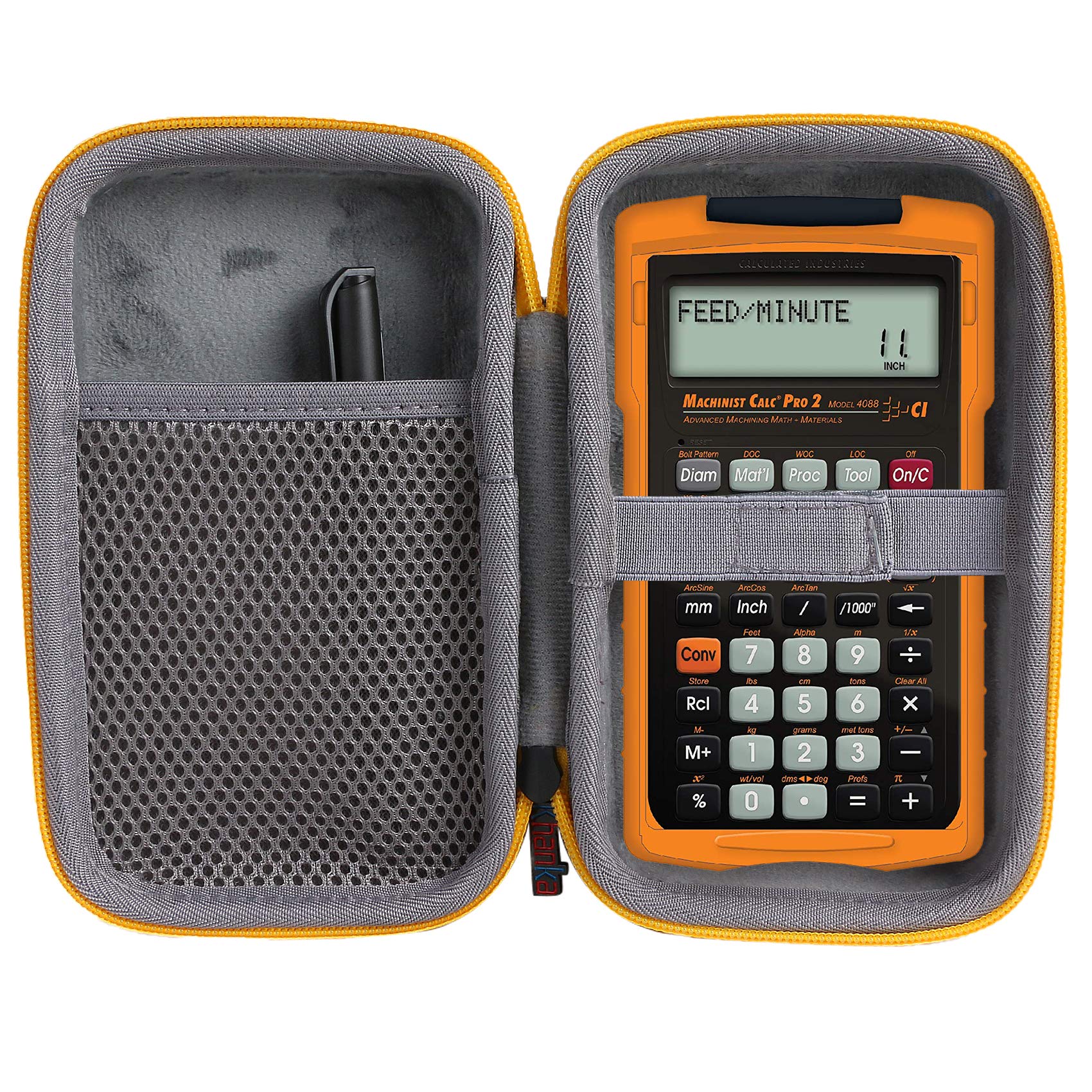 Khanka Sac de Transport Rigide de Remplacement pour Calculatrices Industries 4088 Machinist Calc Pro 2 Usinage Avancé