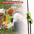 thumbnail image 2 of Uxcell Rope Tensioner Aluminum Alloy [20PCS] - Guyline Cord Adjusters - [Green] Tent Rope Adjuster, 2 of 6
