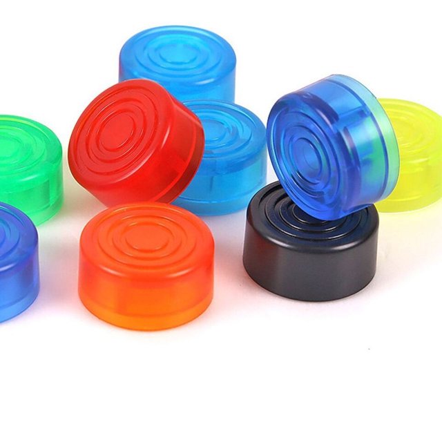 Langgg 10pieces Guitar Pedal Footswitch Guitar Effects With Plastic Accessory Specially Designed For Replacing Guitar Effects black
