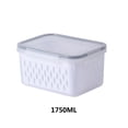 thumbnail image 2 of Meitianfacai Food Grade Plastic Food Storage Containers with Airtight Lid & Colander, Fruit and Vegetable Storage for Refrigerator, Lettuce Keepers, Salad Berry Containers, 2 of 5