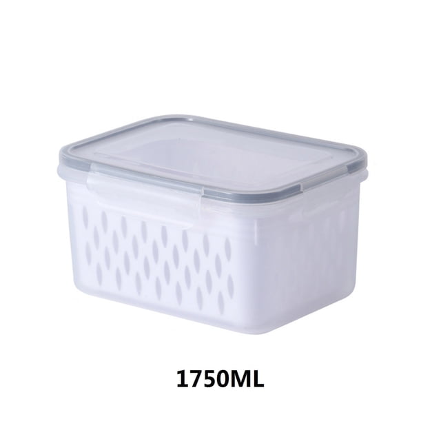 Bigersell Contenants de Rangement Transparents Offres Contenants Alimentaires Légers Petits Contenants Alimentaires Forme Rectangulaire Contenant Réutilisable pour Nourriture pour Animaux Contenants Alimentaires en Plastique