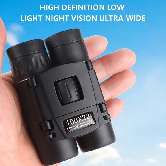 Uscallm High Power Binoculars 100X22 HD Mini Portable Telescope for Outdoor Activities, Bird Watching, Hiking, Concerts, Football Games, Camping and Travel