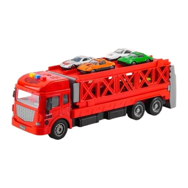 Lipstore Cars Storage and Transporter Toy Truck Transport Carrier Truck Toy Set with Cars Single layer