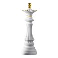 thumbnail image 1 of yuksok Pièces d'Échecs en Résine Statue Ornements Délicatesse Figurine Moderne Collection Bureau Blanc Queen, 1 of 8
