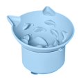 thumbnail image 1 of Mangeoire pour Animaux en Silicone Surélevée avec Design Inclinable, Solution Lente pour Chats et Petits Chiens, Plat Interactif en Forme de Poisson, 1 of 3