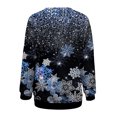 thumbnail image 3 of Ketyyh-chn99 T-Shirts pour Femmes Cadeaux pour Femmes T-Shirt à Manches Longues Col Rond pour Femmes Bleu,m, 3 of 5